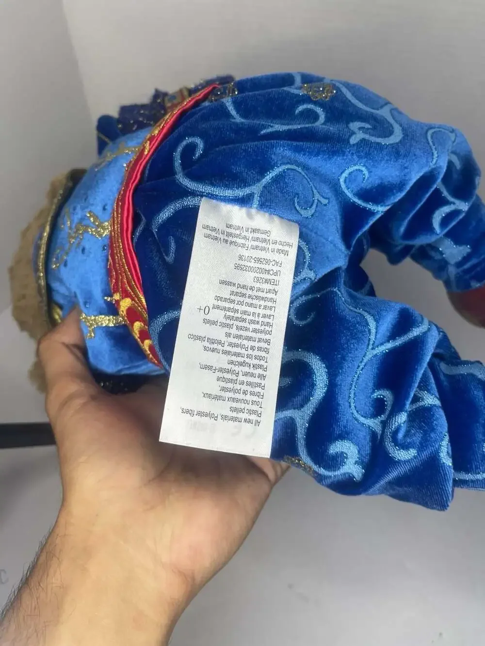 Disney The Aladdin Theatrical Broadway Musical Genie Bear Plush
